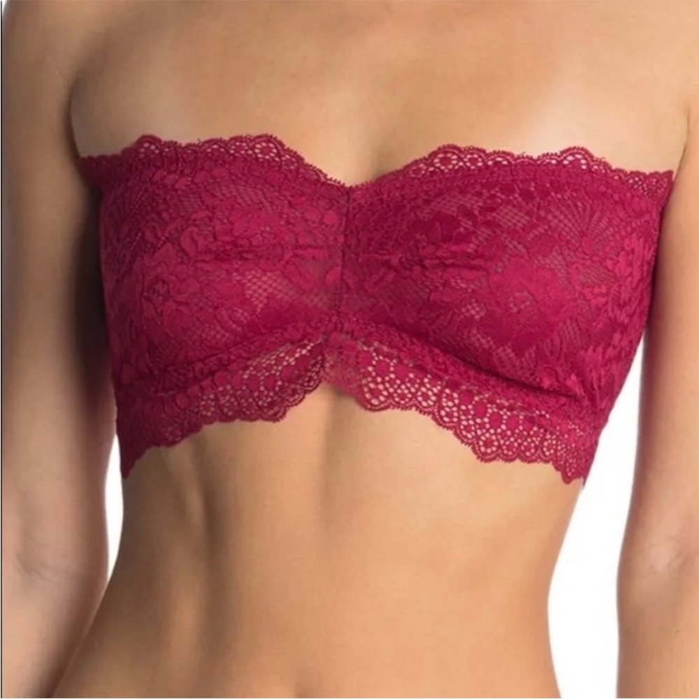 Free People Lacey Looks Bandeau in Red